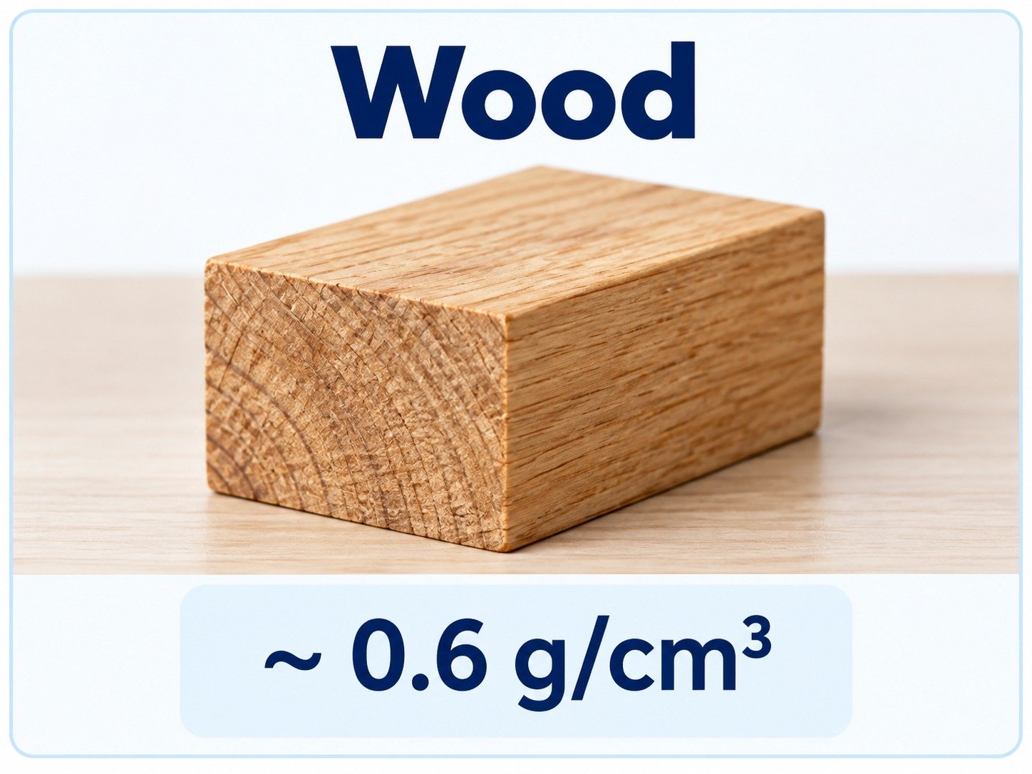 Wood density example