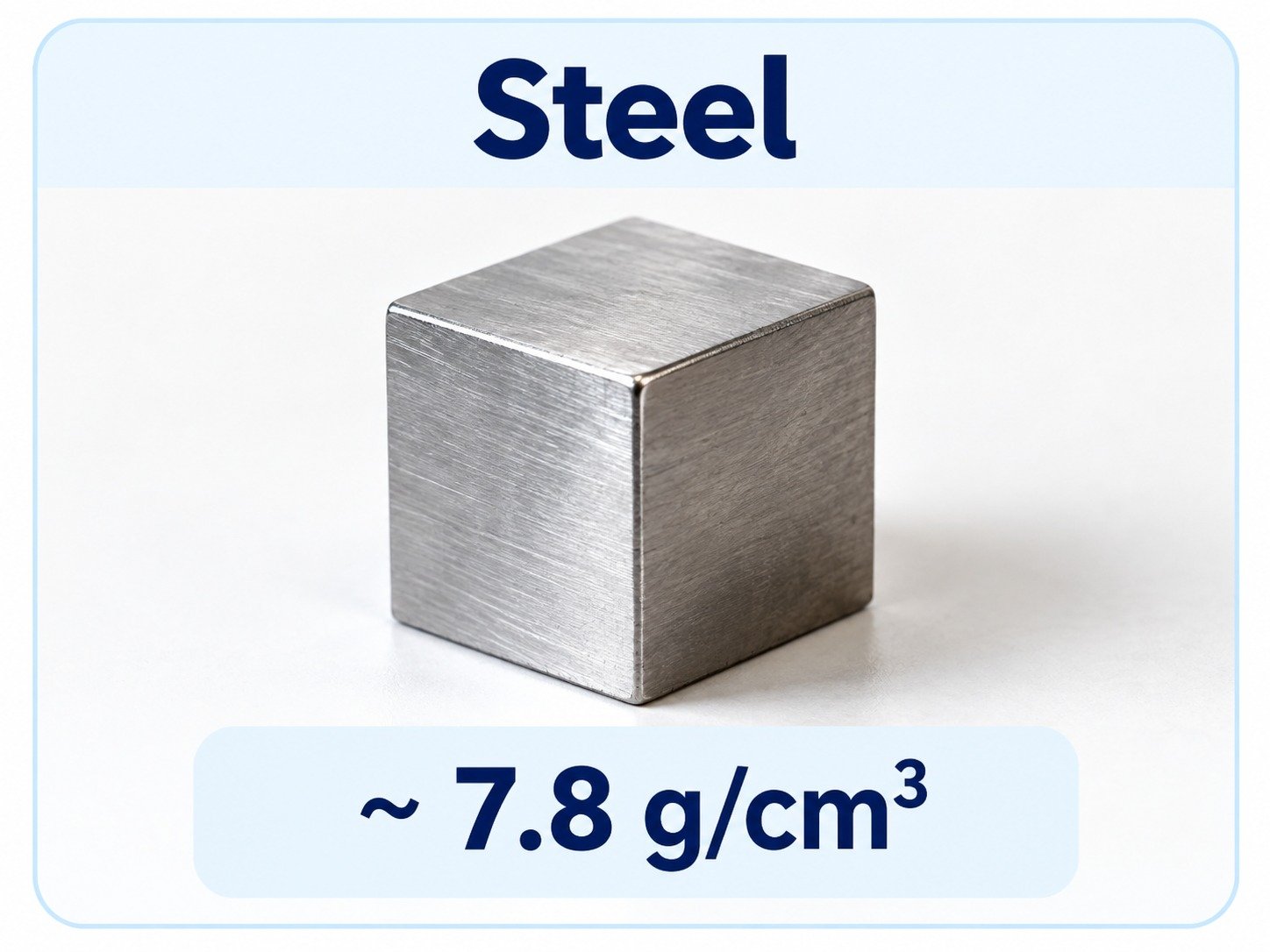 Steel density example