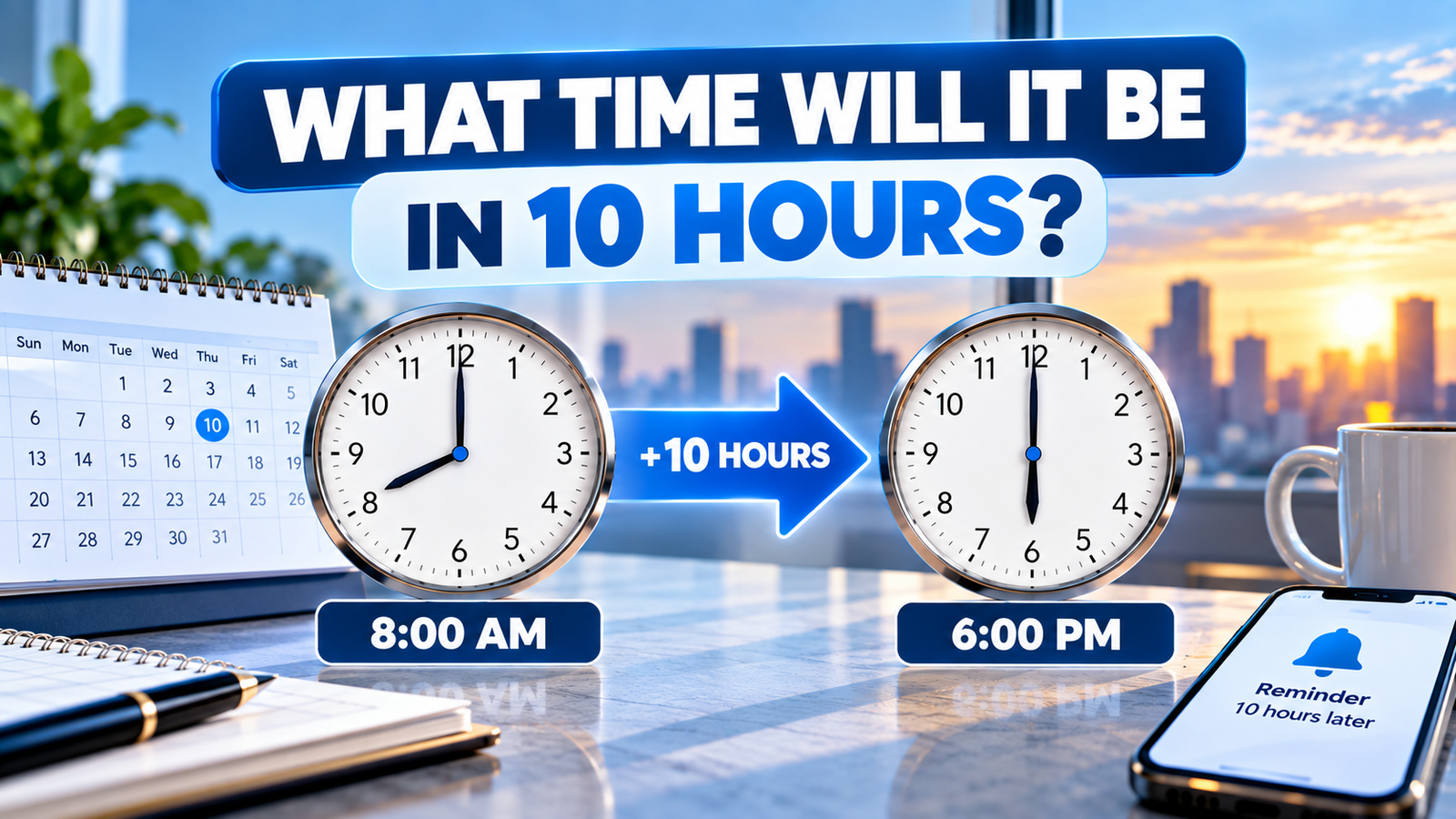 What Time Will It Be in 10 Hours