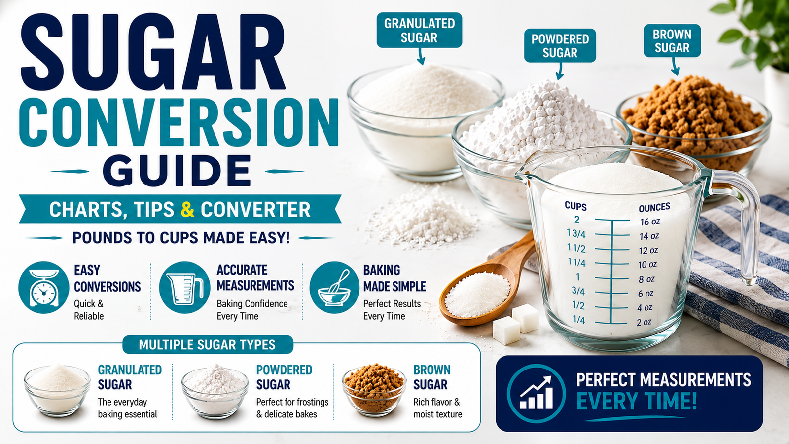 How many cups are in a pound of sugar?