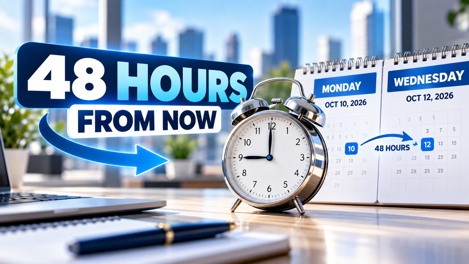 48 Hours From Now: Calculate the Exact Date and Time