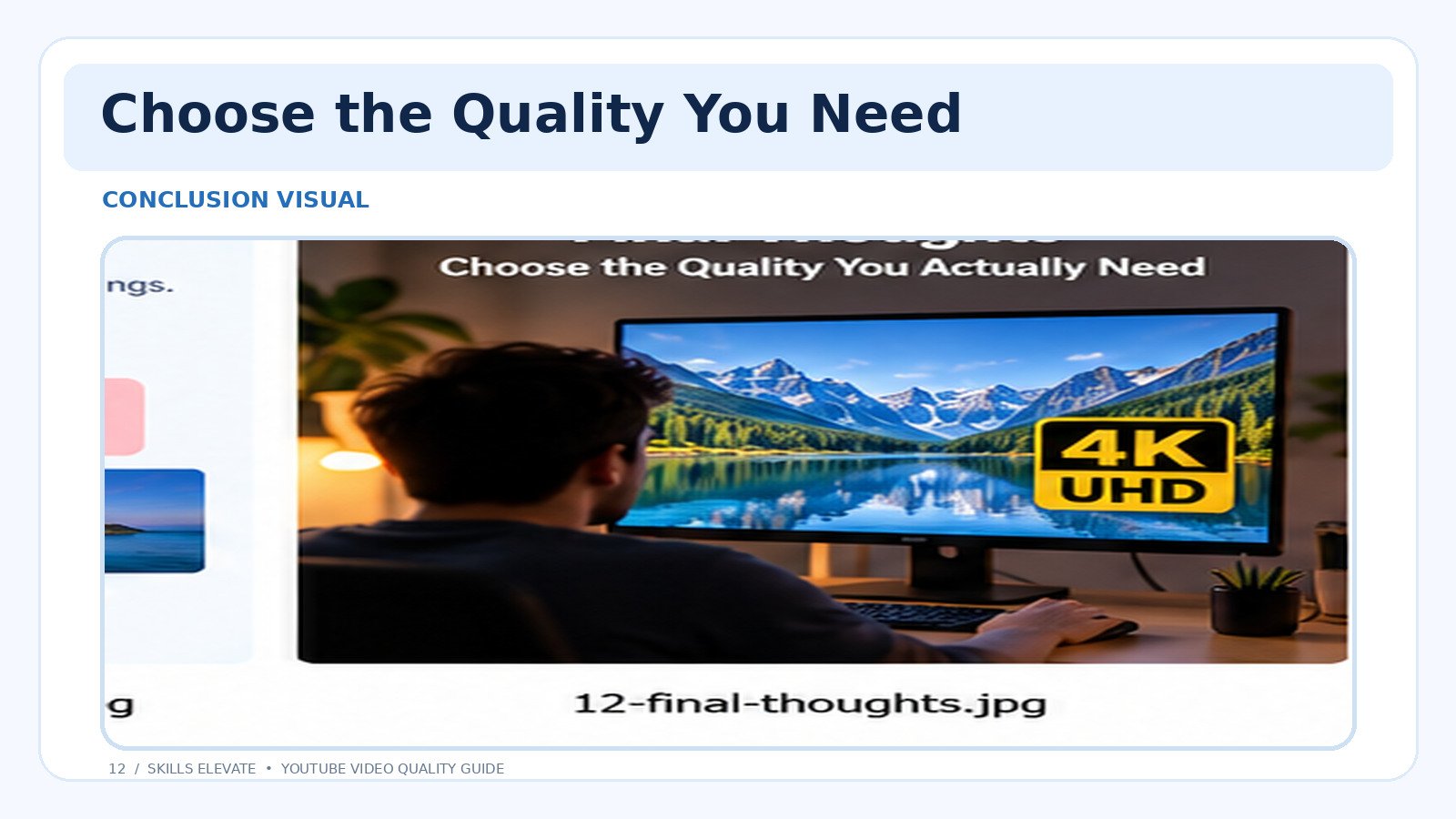 Choosing the right video resolution for YouTube downloads